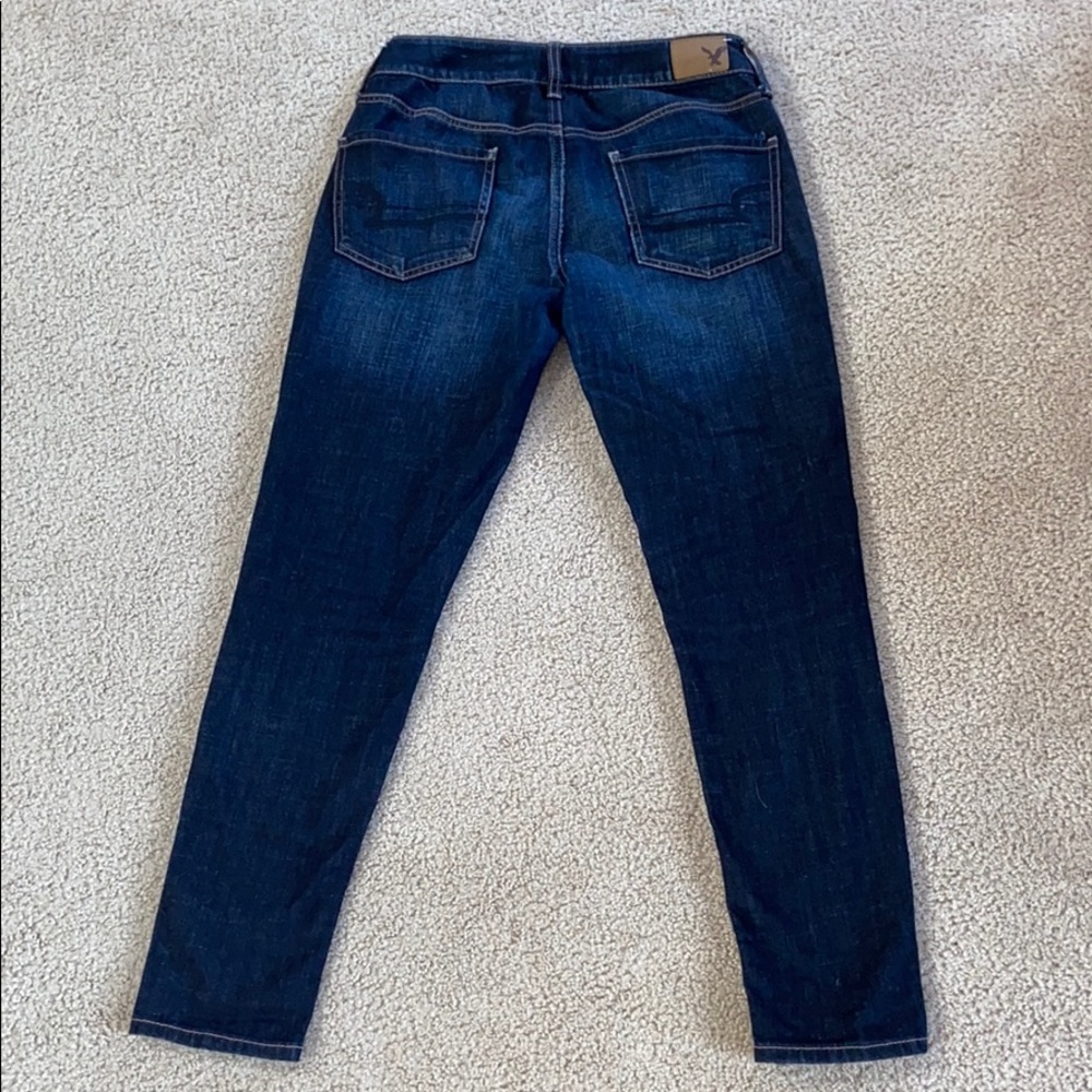 American Eagle Button-Fly Distressed Tomgirl Jeans - image 5